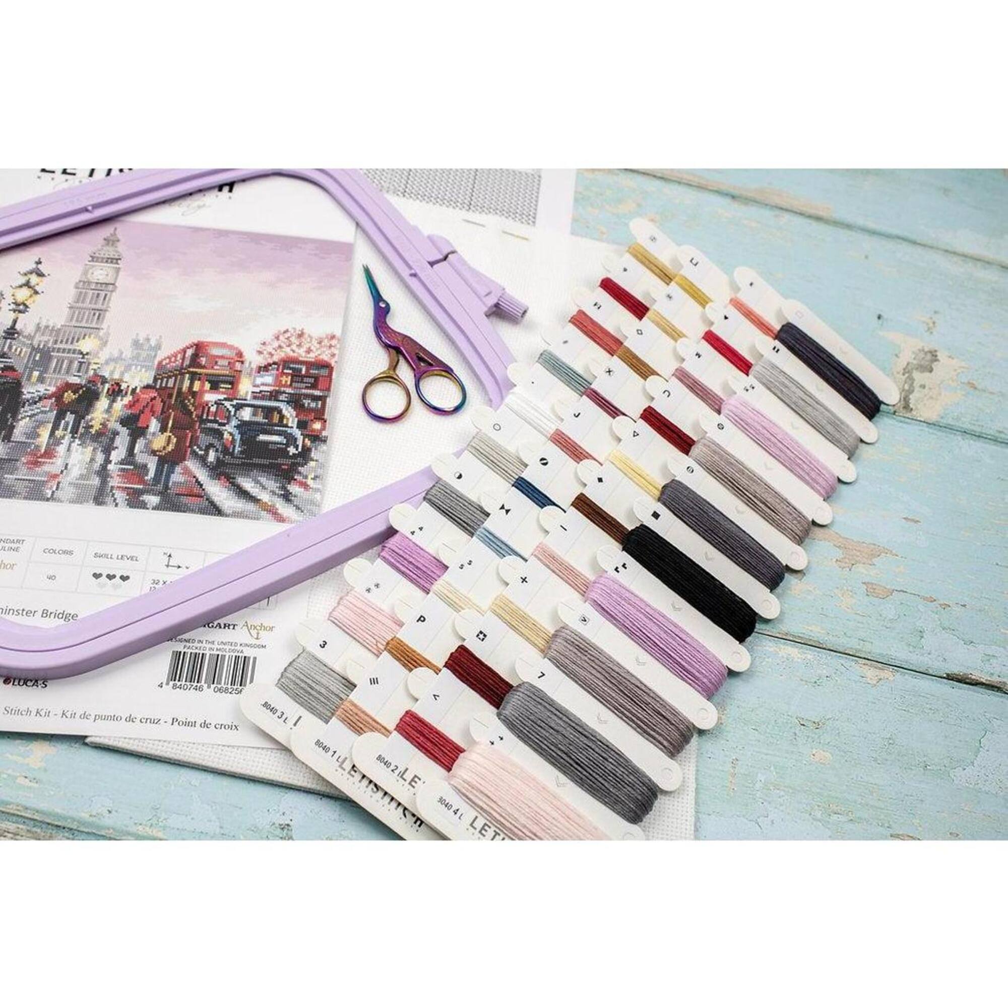 LetiStitch Westminster Bridge Counted Cross Stitch Kit